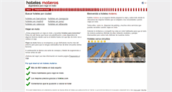 Desktop Screenshot of hotelesmoteros.com